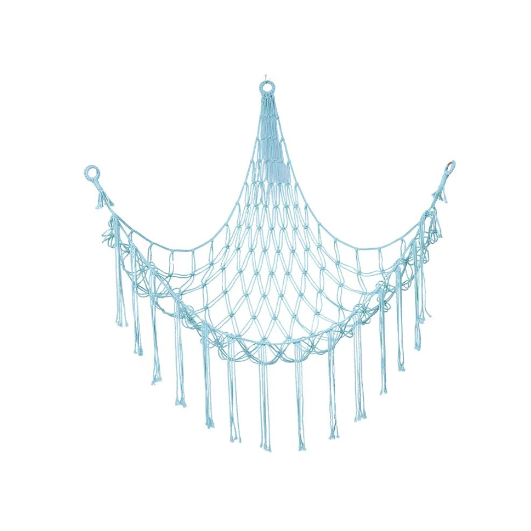 Boho Corner Hanging Storage Net for Toys & Plushies