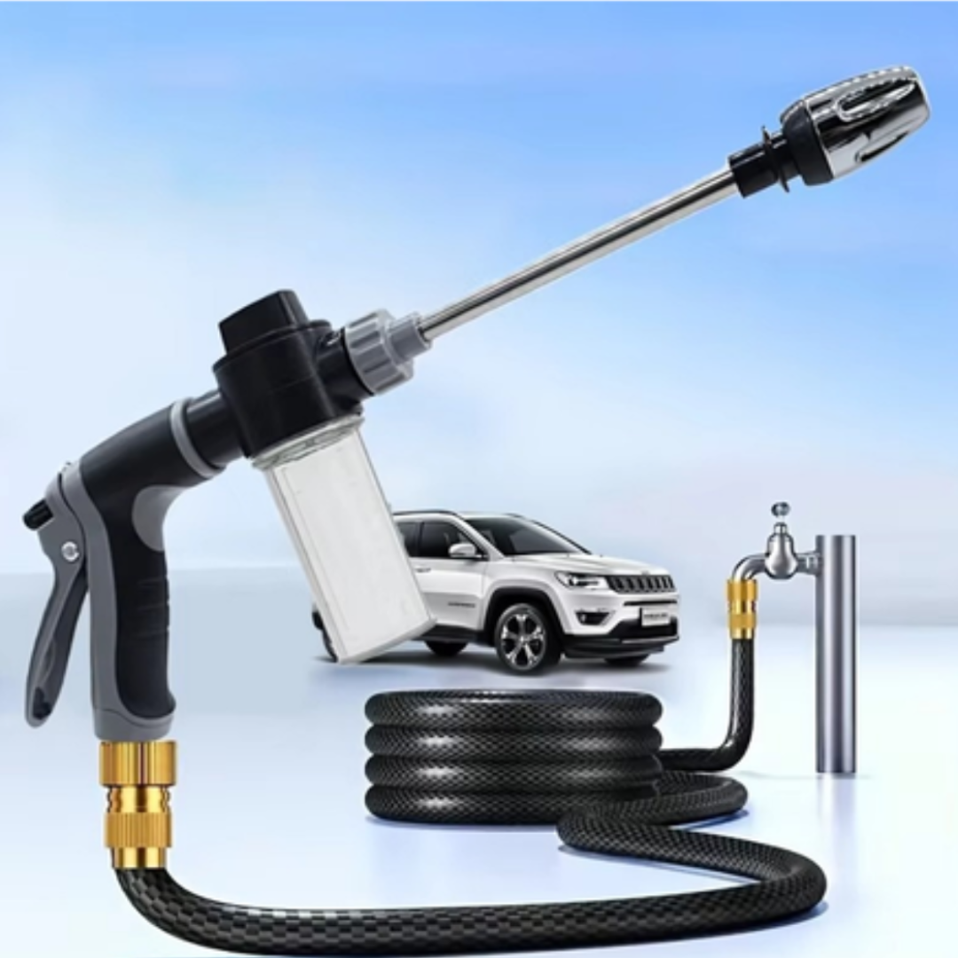 High-Pressure Hose Spray Nozzle for Car Washing & Gardening