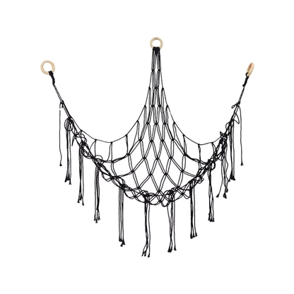 Boho Corner Hanging Storage Net for Toys & Plushies
