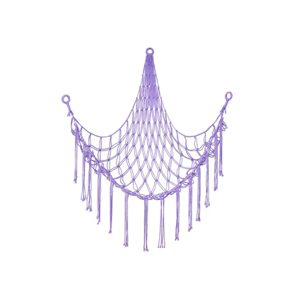 Boho Corner Hanging Storage Net for Toys & Plushies