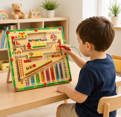 Magnetic Colour Sorting Maze STEM Learning Board for Kids