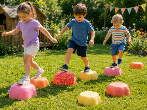 Kids Balance Stepping Stones for Sensory Play & Coordination