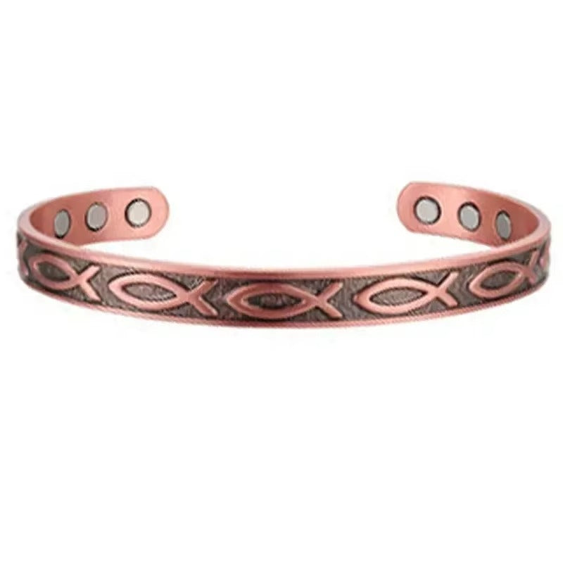 Adjustable Magnetic Copper Bracelet for Men & Women
