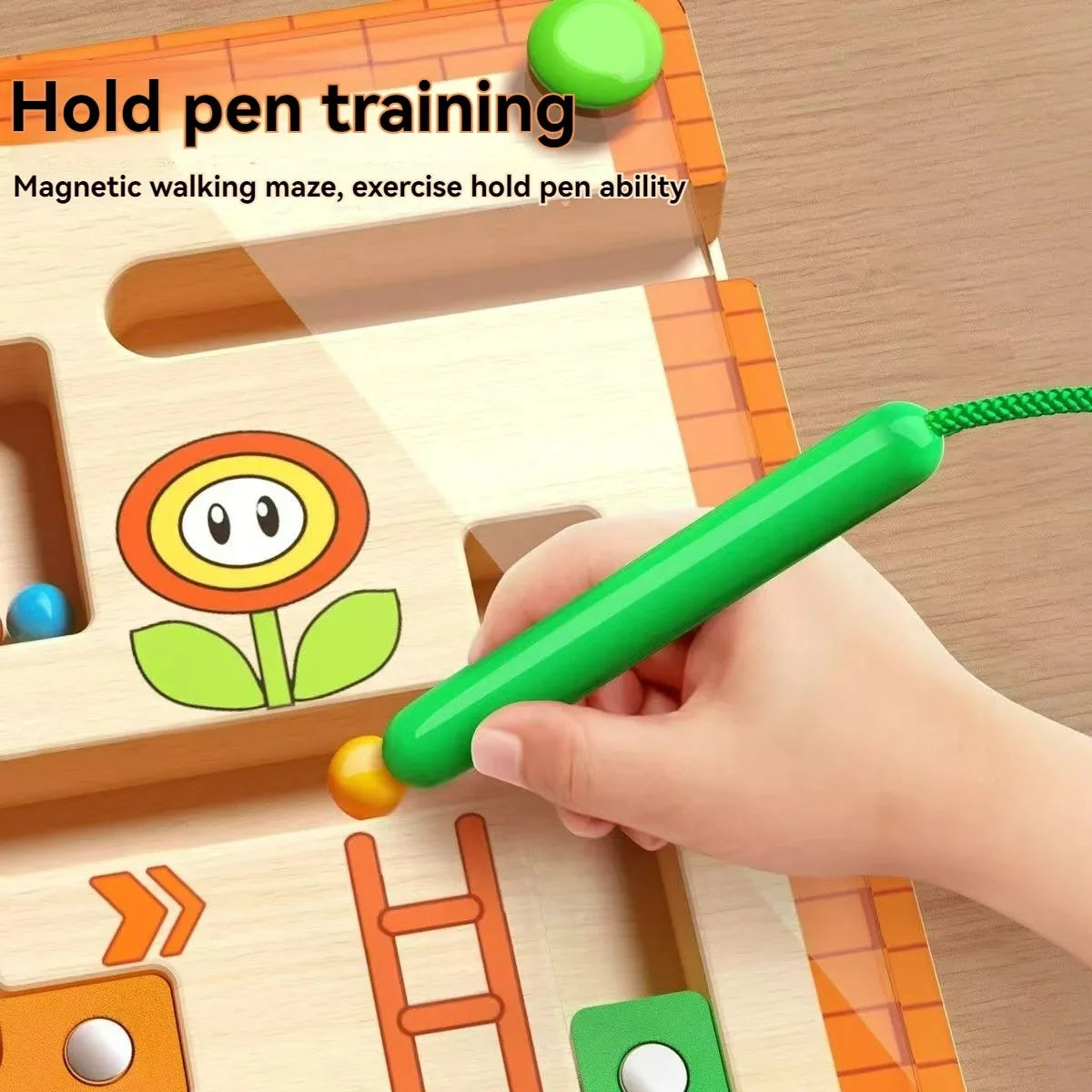 Magnetic Colour Sorting Maze STEM Learning Board for Kids