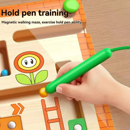 Magnetic Colour Sorting Maze STEM Learning Board for Kids