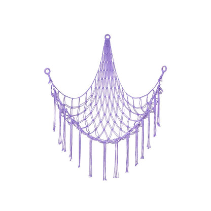 Boho Corner Hanging Storage Net for Toys & Plushies
