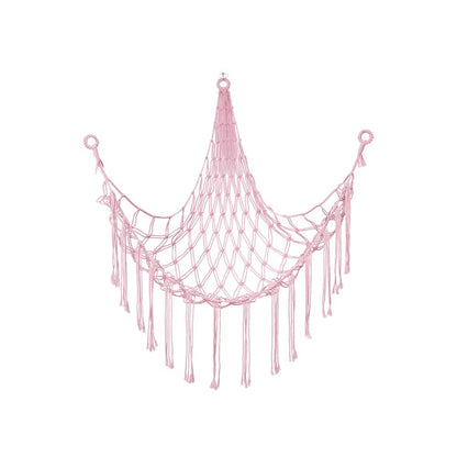 Boho Corner Hanging Storage Net for Toys & Plushies