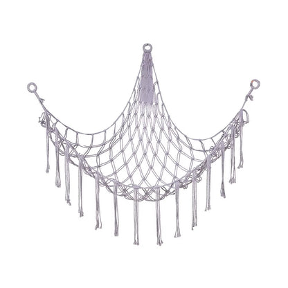 Boho Corner Hanging Storage Net for Toys & Plushies