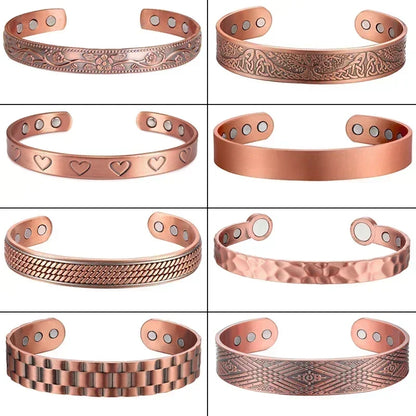 Adjustable Magnetic Copper Bracelet for Men & Women