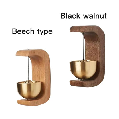 Magnetic Copper Wind Chime with Wooden Display Base