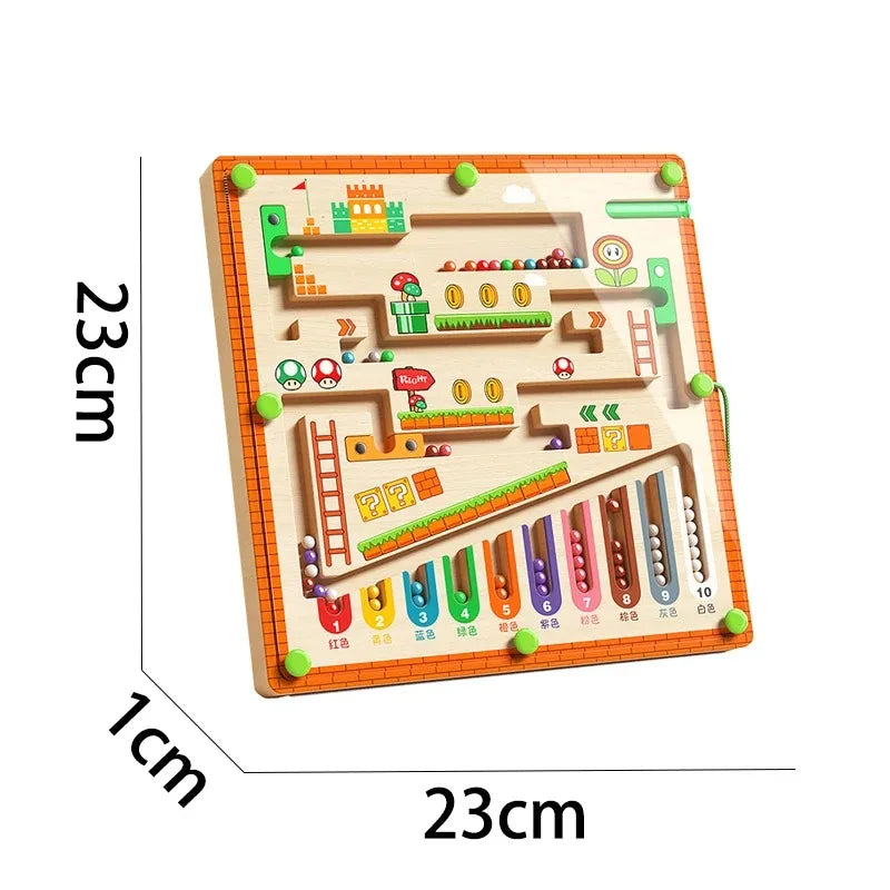 Magnetic Colour Sorting Maze STEM Learning Board for Kids