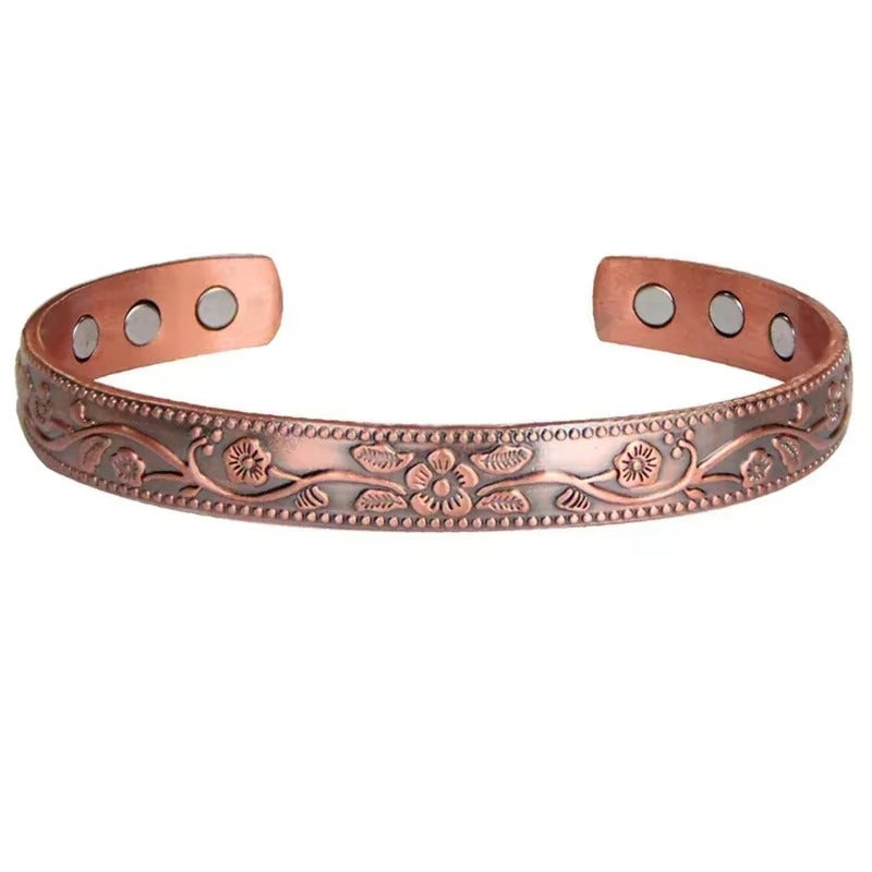 Adjustable Magnetic Copper Bracelet for Men & Women