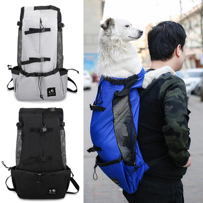 Easy Hands Free Pet Backpack for Small to Large Dogs & Cats