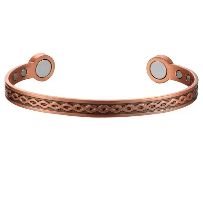 Adjustable Magnetic Copper Bracelet for Men & Women