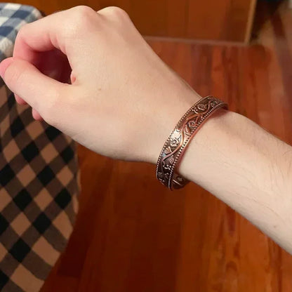 Adjustable Magnetic Copper Bracelet for Men & Women