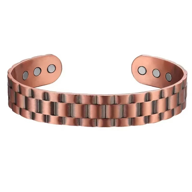 Adjustable Magnetic Copper Bracelet for Men & Women