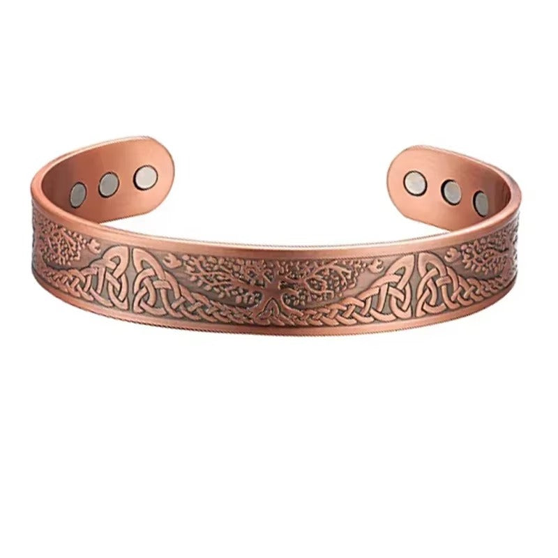Adjustable Magnetic Copper Bracelet for Men & Women