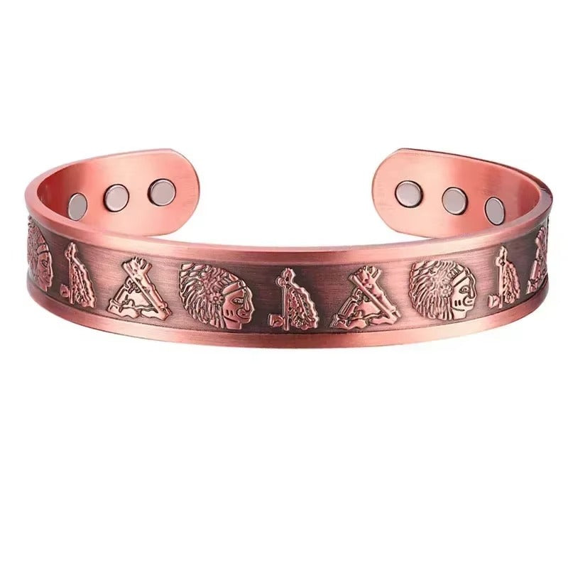 Adjustable Magnetic Copper Bracelet for Men & Women