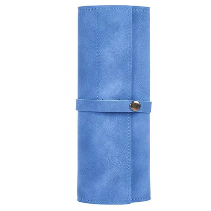 Leather Watch Band Roll Organiser with 5 Storage Slots